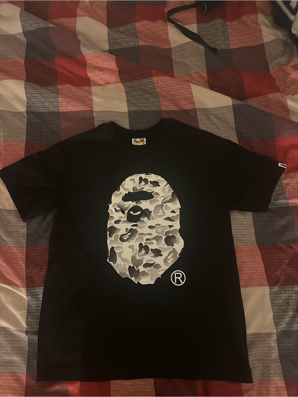 Camo ape Bape Black Tee